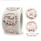 Thank You Label Stickers 500Pcs Round Rose Gold for Small Business Labels Decals